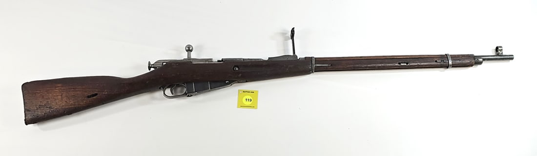 RIFLE: RUSSIAN MOSIN NAGANT, 7.62x54R, "M91-30, BOLT ACTION", SN#:AB3055 (1 of 17)