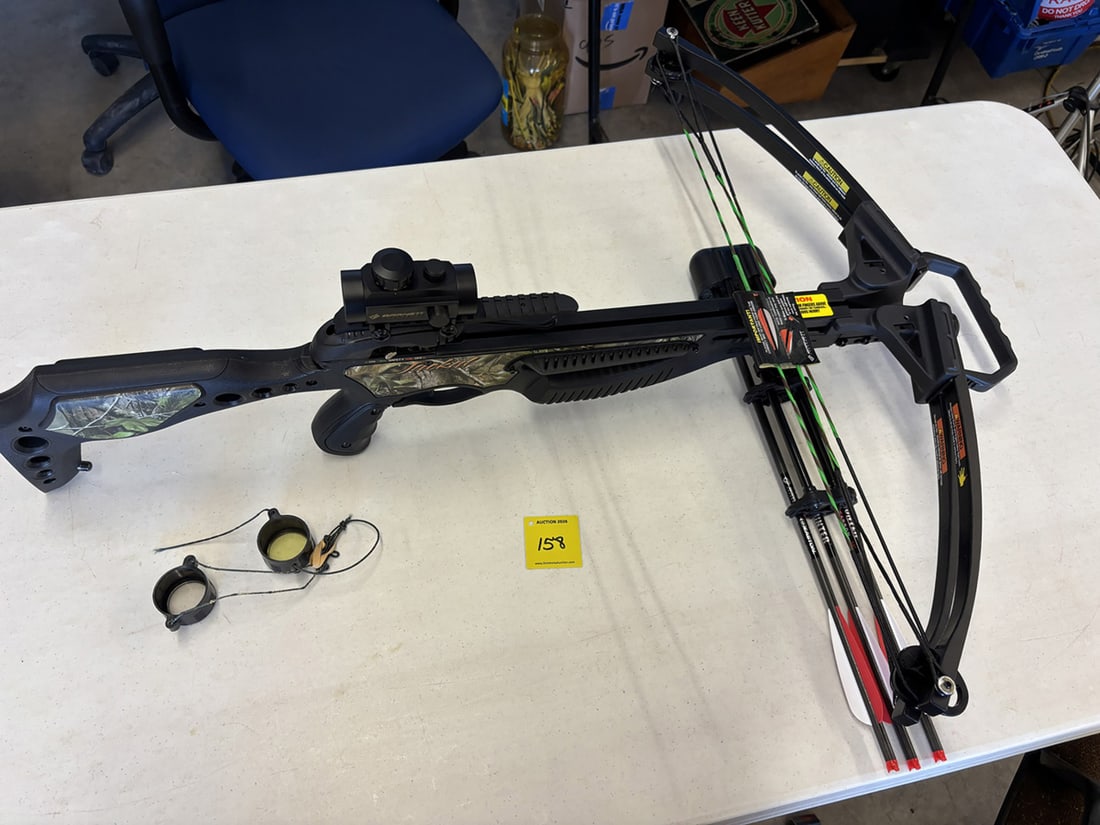 CROSSBOW: BARNETT, JACKEL, BARNETT SCOPE & CARRING CASE (BRAND NEW), SN#: 16538405 (1 of 13)