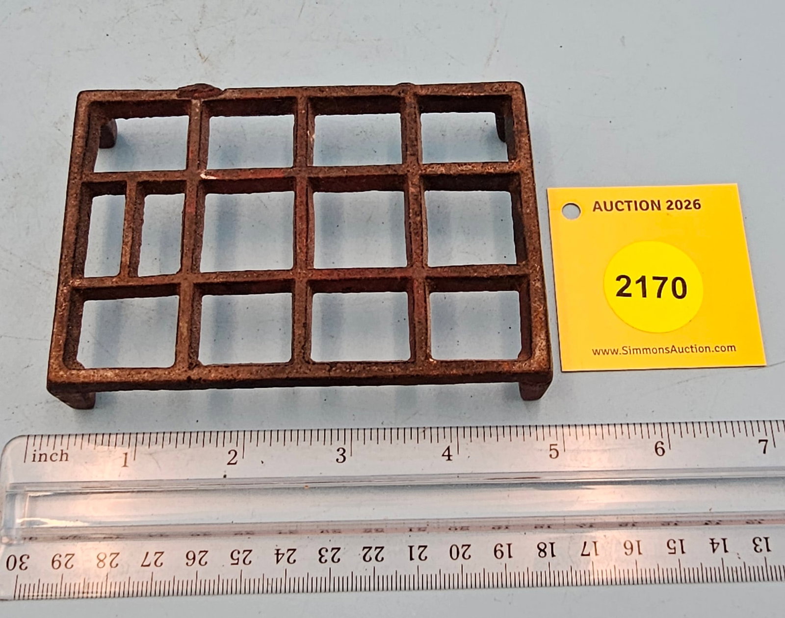 Rectangle trivet, 4 1/2 x 3 1/8 x 7/8": Rectangle trivet, 4 1/2 x 3 1/8 x 7/8"