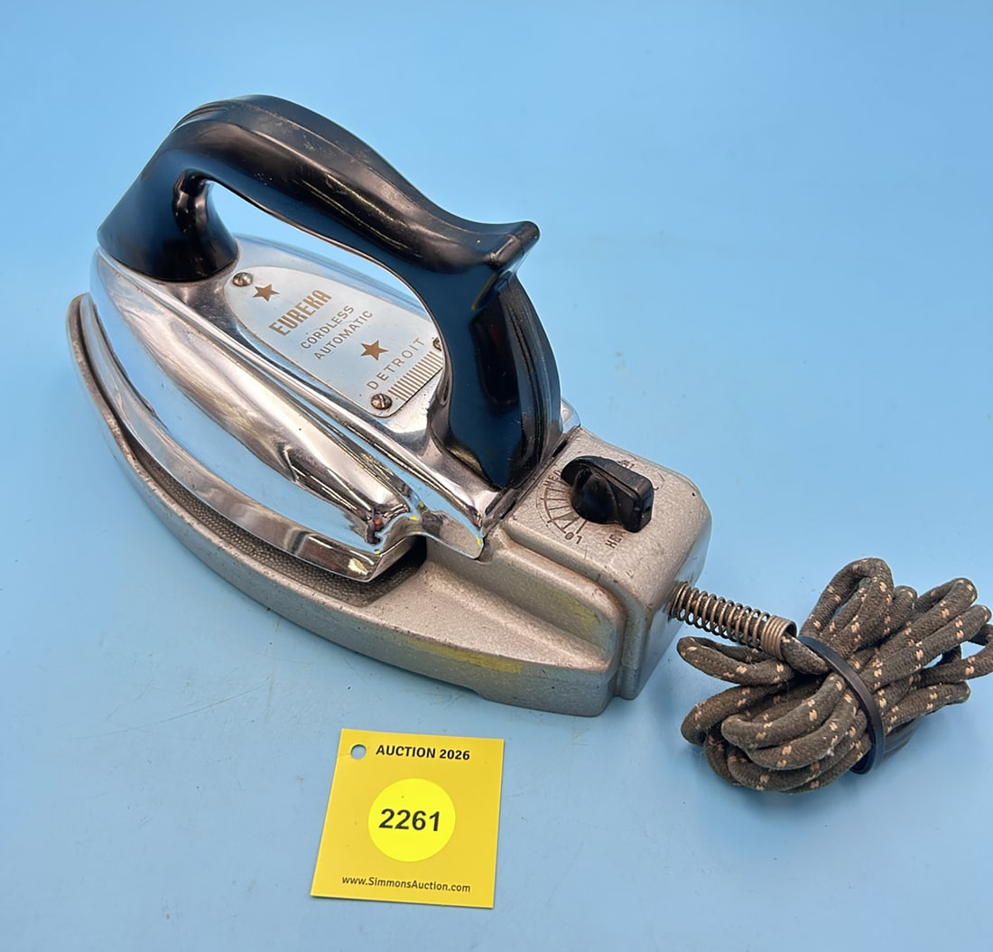 Cordless, Eureka, Cordless Automatic, Eureka, Williams Corp., Detroit, shoe is electric outlet ab... (1 of 5)