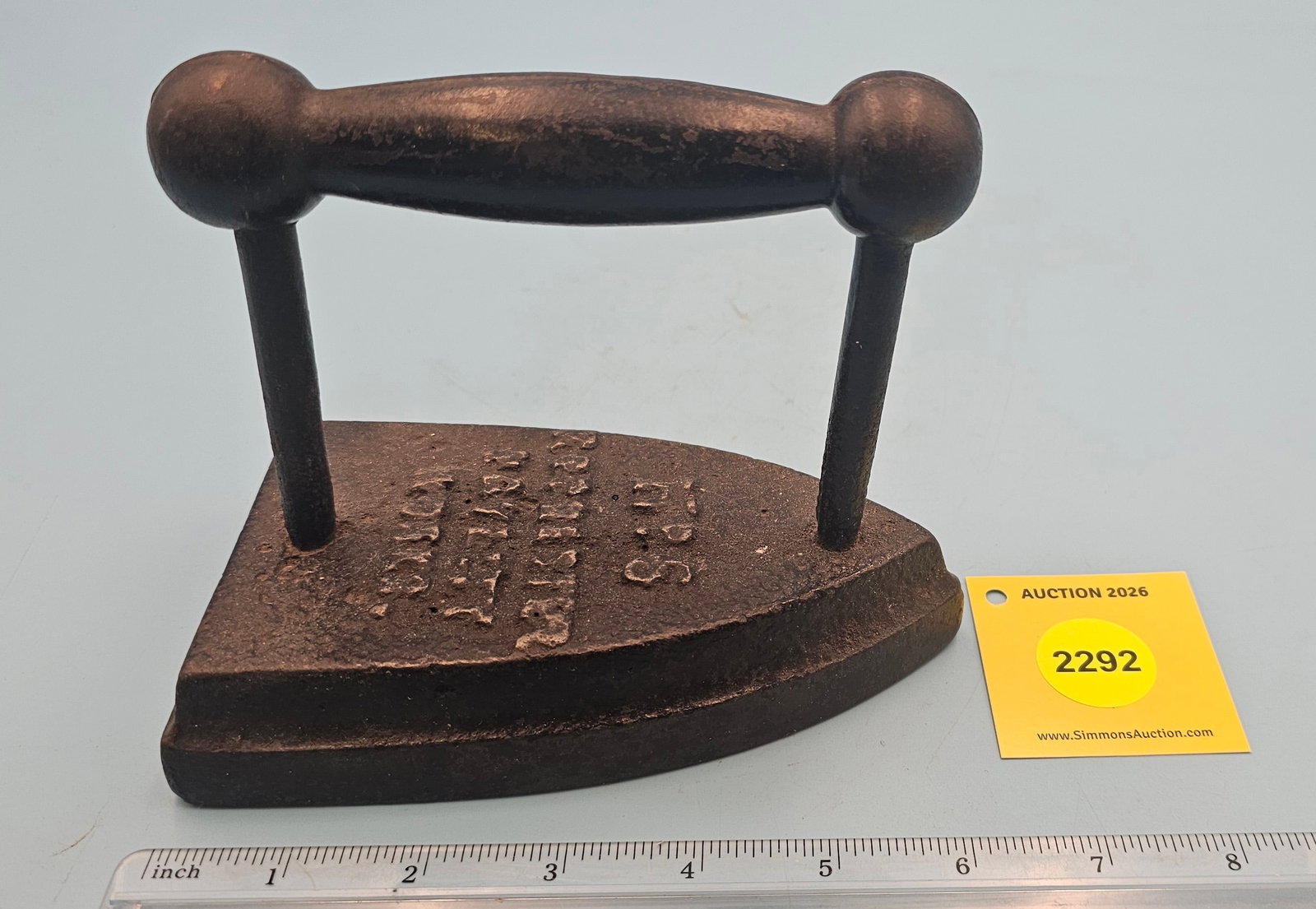 H & S Rochester Novelty Works cast iron, L 6 1/8": H & S Rochester Novelty Works cast iron, L 6 1/8"