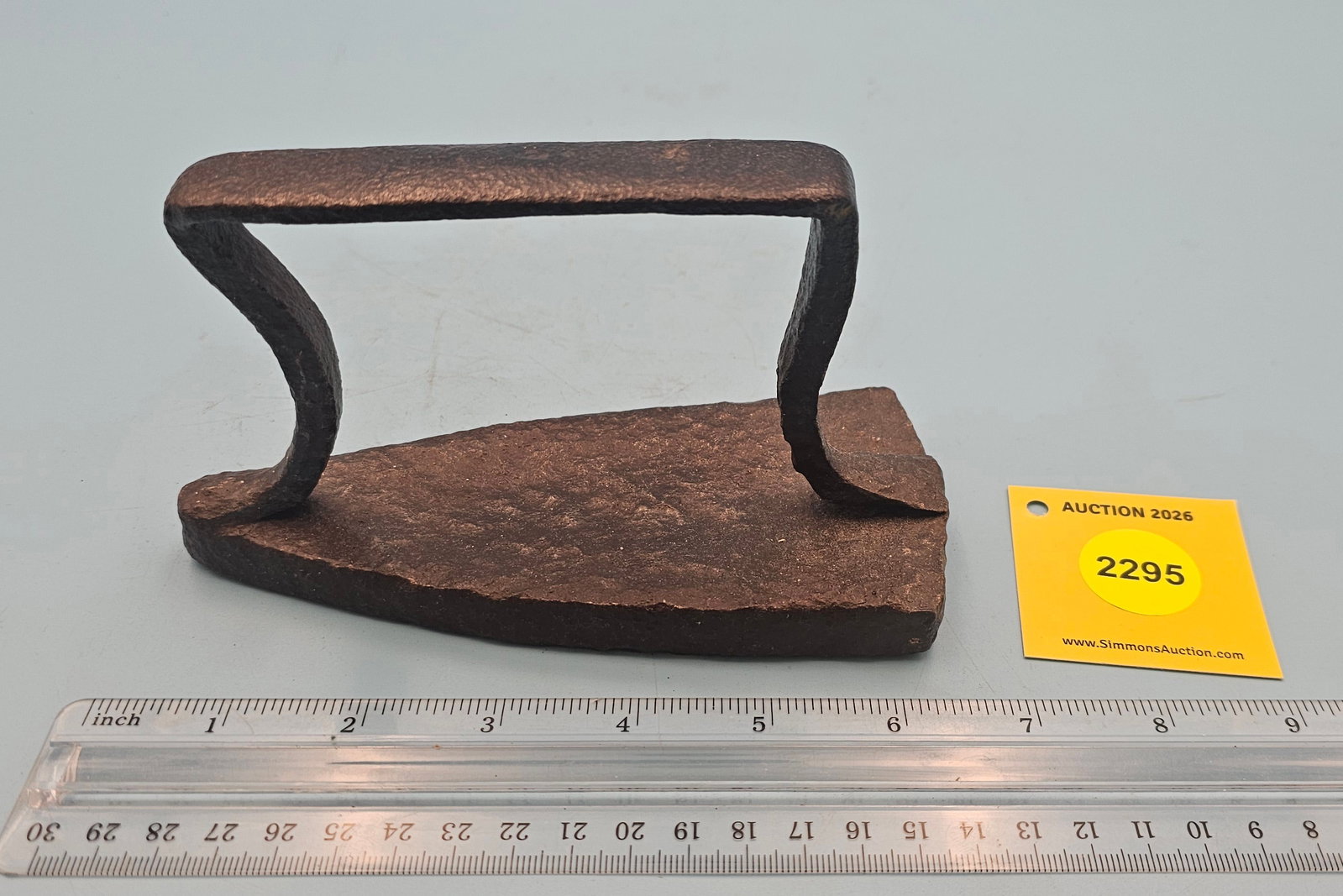 Wrought Iron, handle forged w/base, L 6 1/4" (1 of 2)