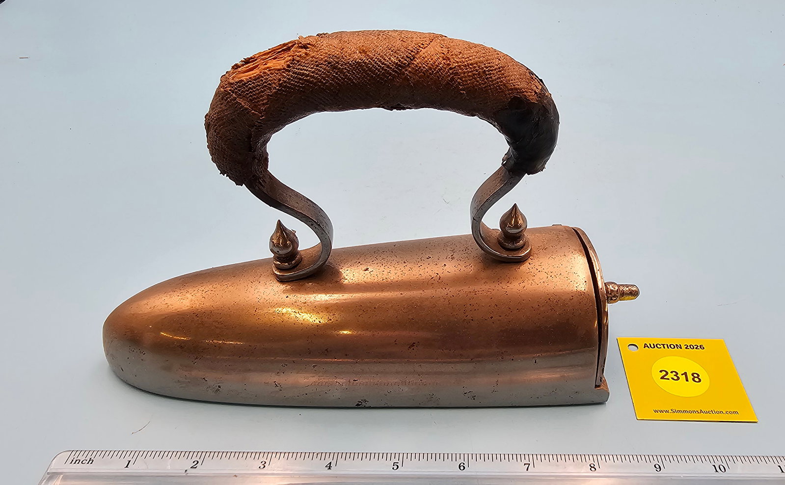 Ox Tongue, hinged gate, w/slug, L 8 1/2": Ox Tongue, hinged gate, w/slug, L 8 1/2"