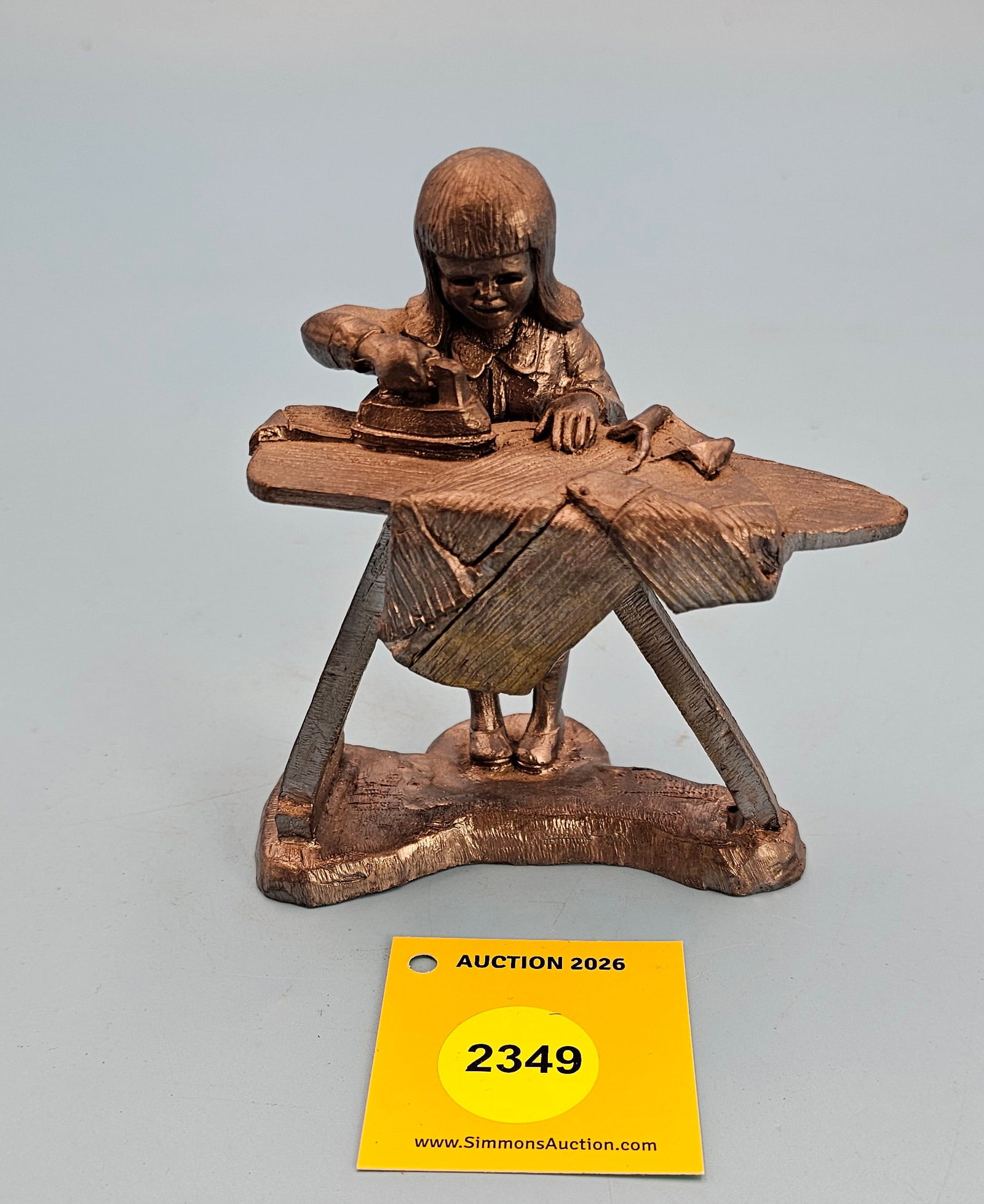 Michael Ricker, "Alyce" pewter figurine Height 4 3/4" (1 of 1)