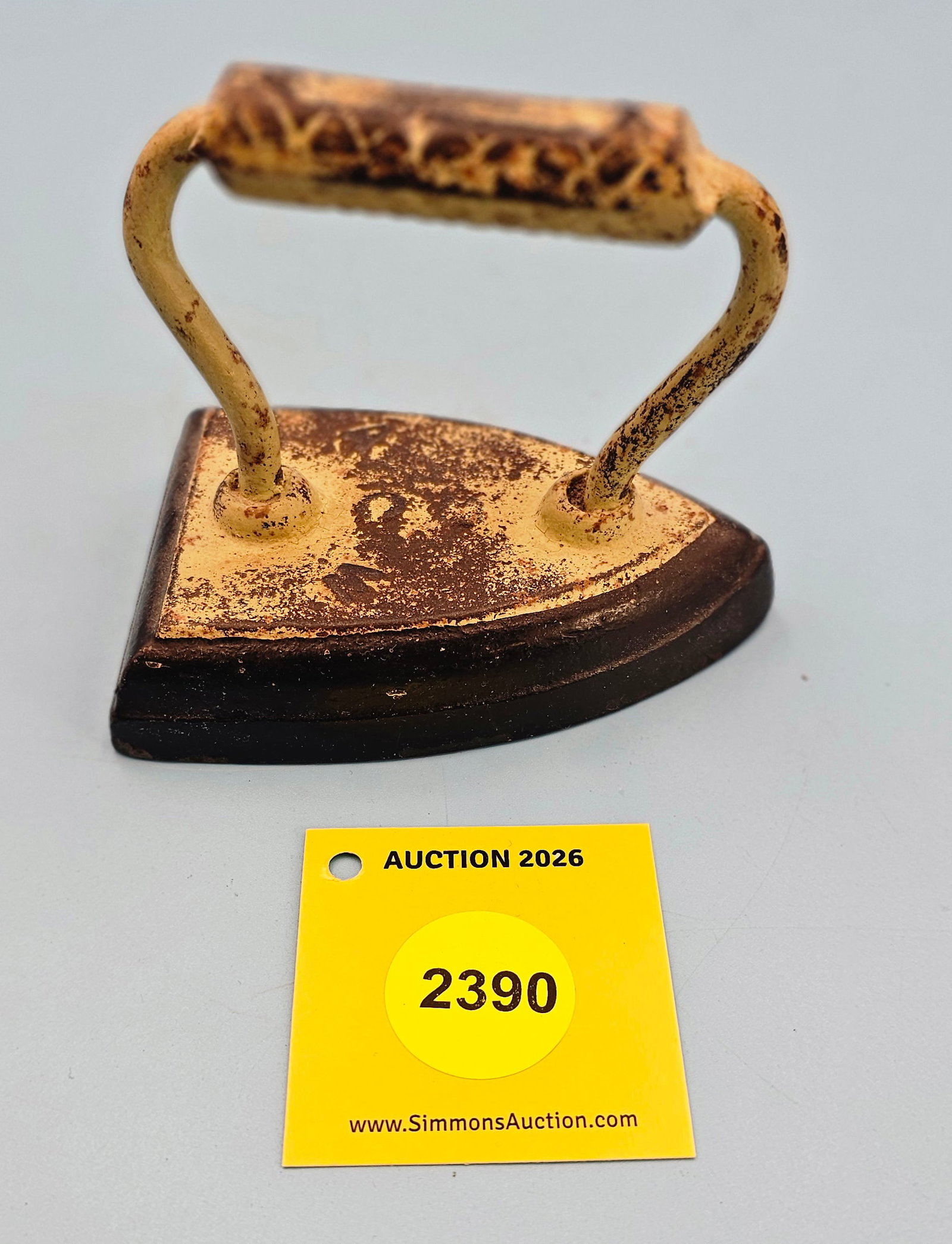 Cast iron, illegible markings, L 4 1/8" (1 of 1)