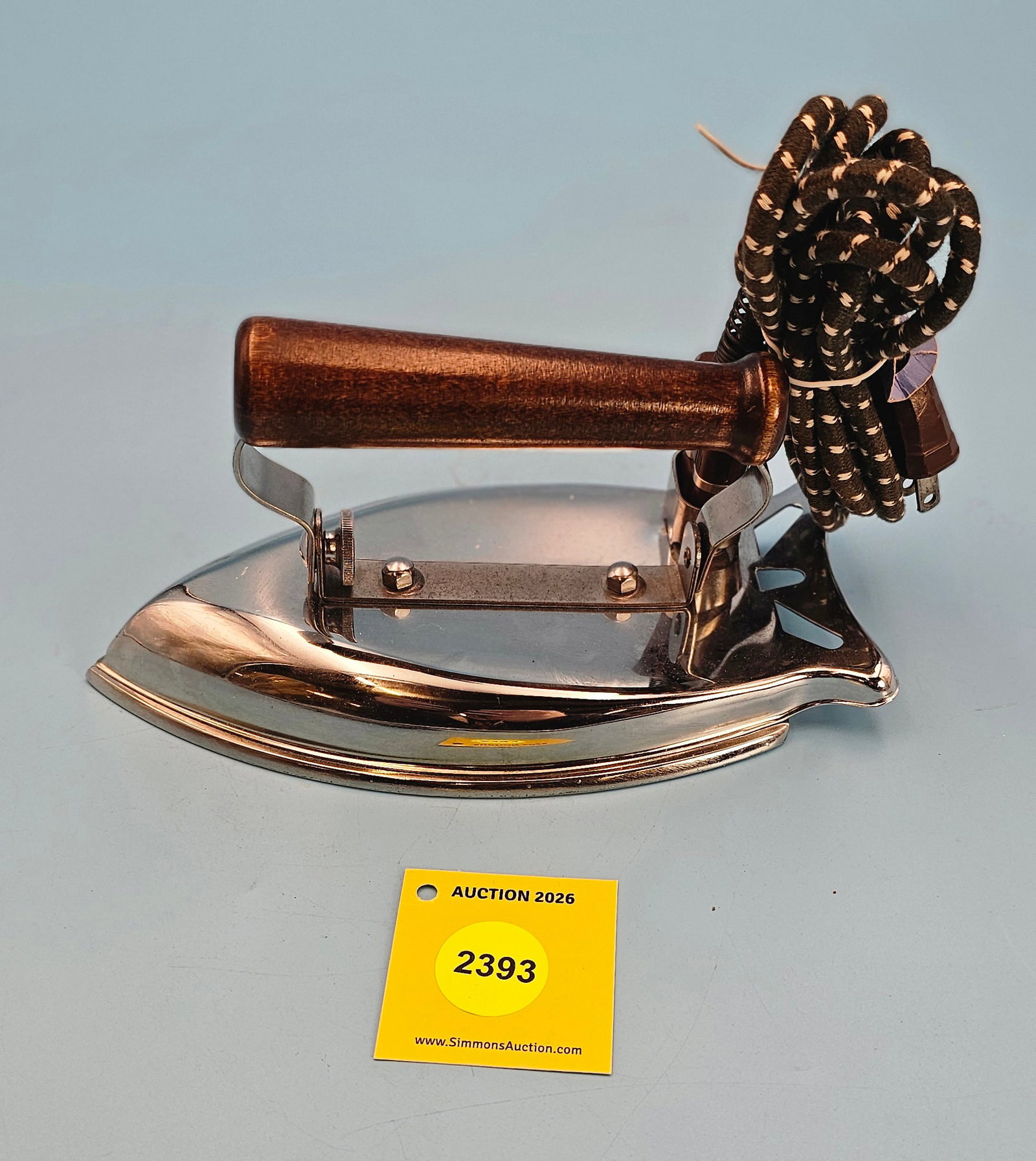 SuperStar, Made in USA Electric Iron, 115V, L 7 1/4" (1 of 1)