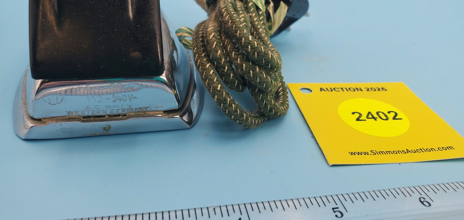 Electric, AZN marked on black handle, Western Germany, L 5 1/8" - 3
