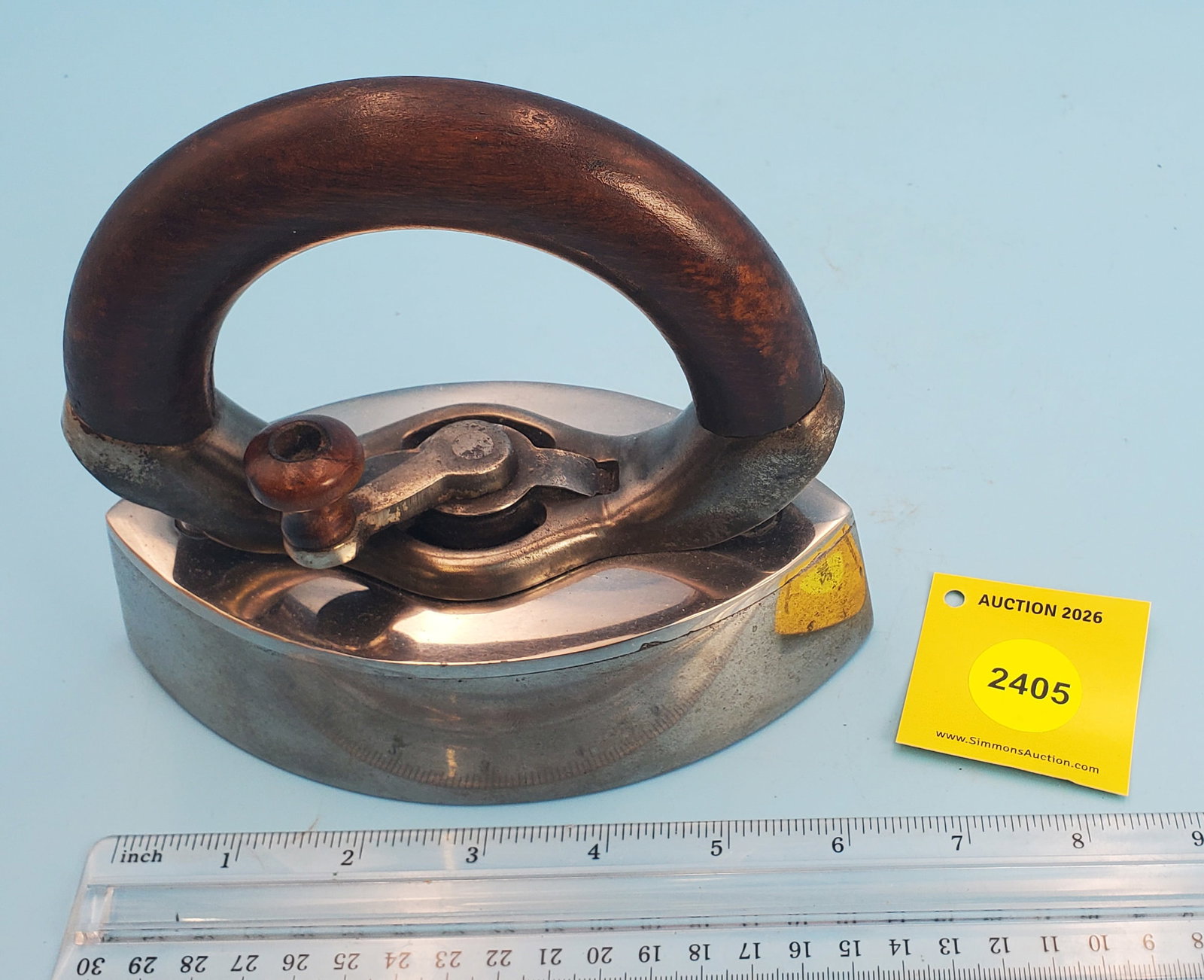 Cold Handle, WH Howell Co, Geneva Ill, Pat Oct 11, 05, L 6 1/2" (1 of 3)