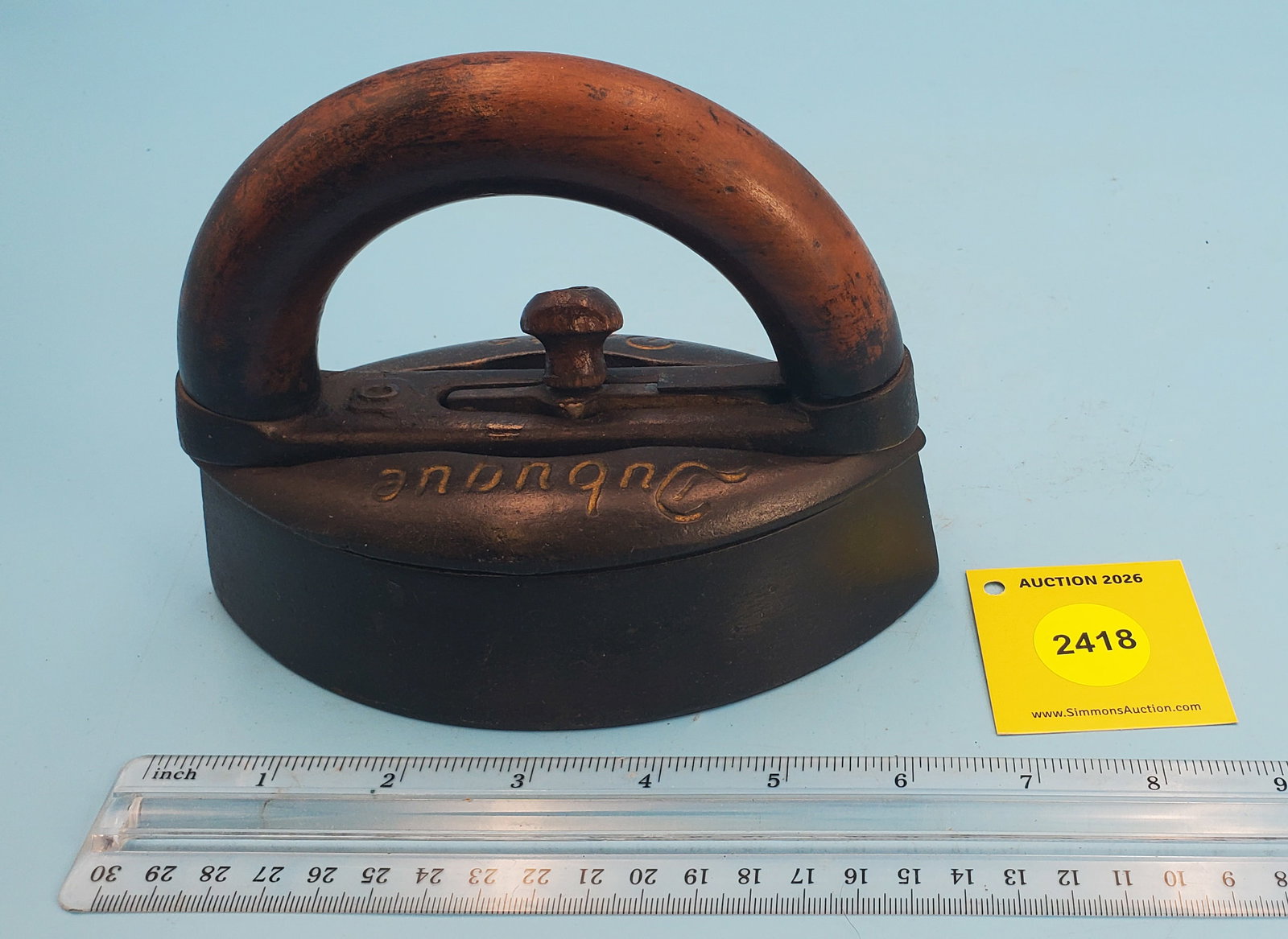 Cold Handle, Dubuque Potts, L 6 1/2" (1 of 2)