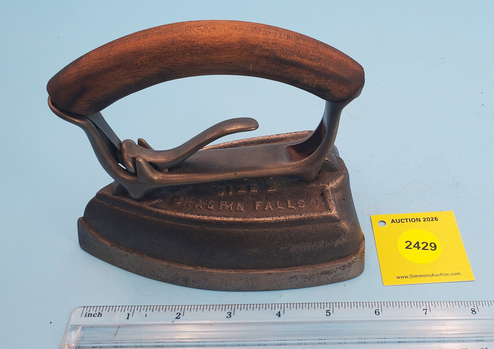 G.H. Ober, Chagrin Falls O, Size 2, Cold Handle, L 6 1/8" (1 of 3)