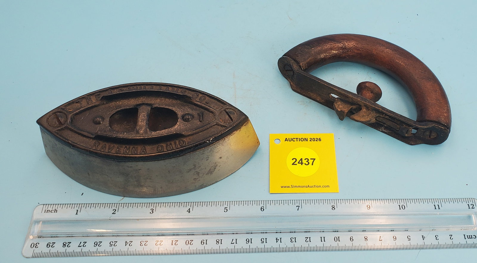 Cold handle, The A.C. Williams Co., Ravenna, Ohio, Size 1, L 6 1/4" - 2