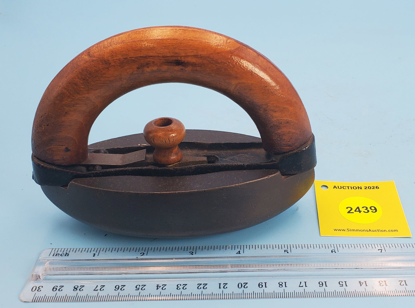 Polisher, cold handle, rounded bottom, L 6" (1 of 3)