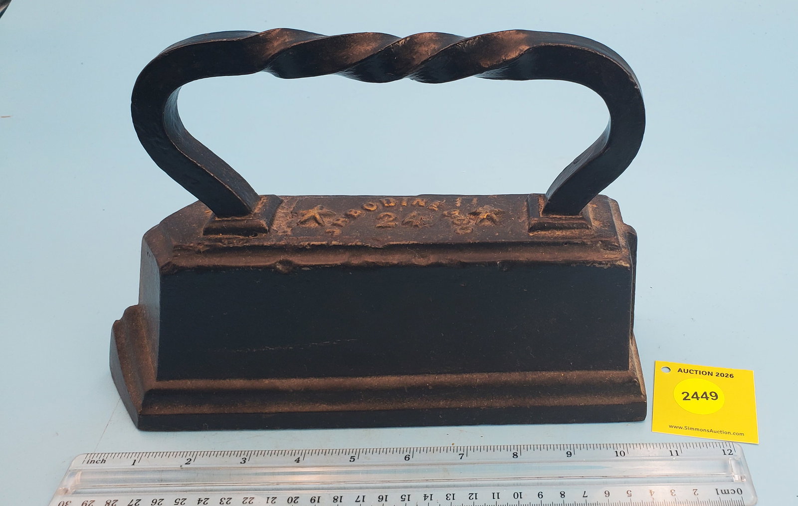Tailor Iron, JH Bodine & Co 24, L 11" (1 of 3)