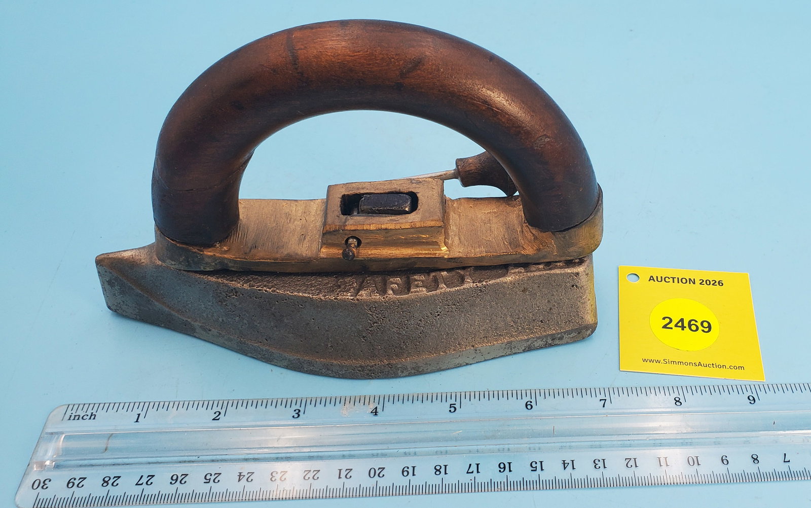 Sleeve, Fawkes Safety Lock, No 1, Pat. Oct. 6 '03, L 7" (1 of 3)