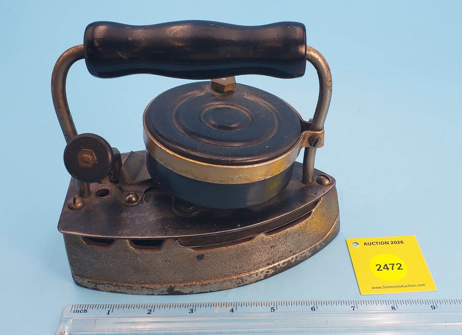 Gasoline, Standard Gas Iron, early 1900, L 7 1/4" (1 of 2)