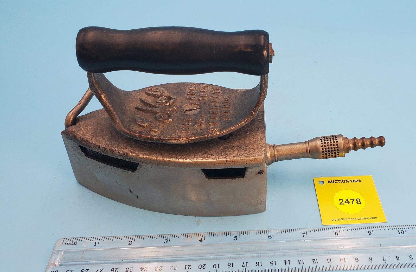 Natural Gas, JME, Pat Aug. 18, 1901, Other Pats Pendg, L 6" (1 of 3)