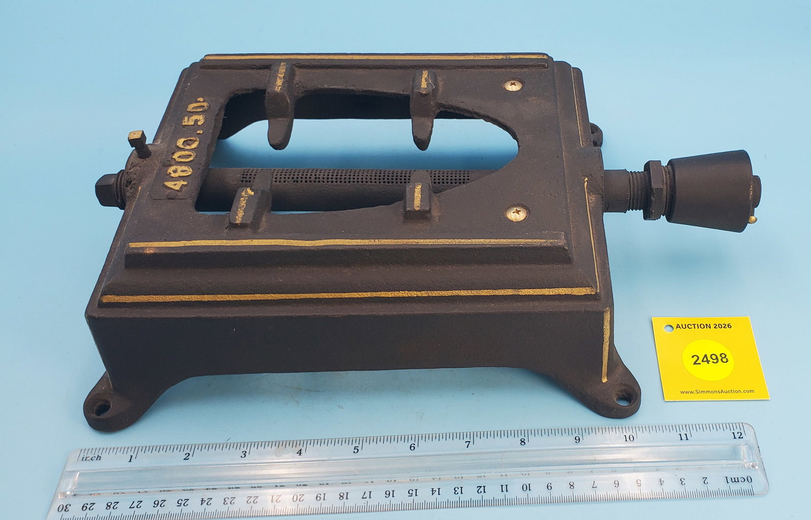 Heater, Natural Gas, Cast, 4800.50 (1 of 1)