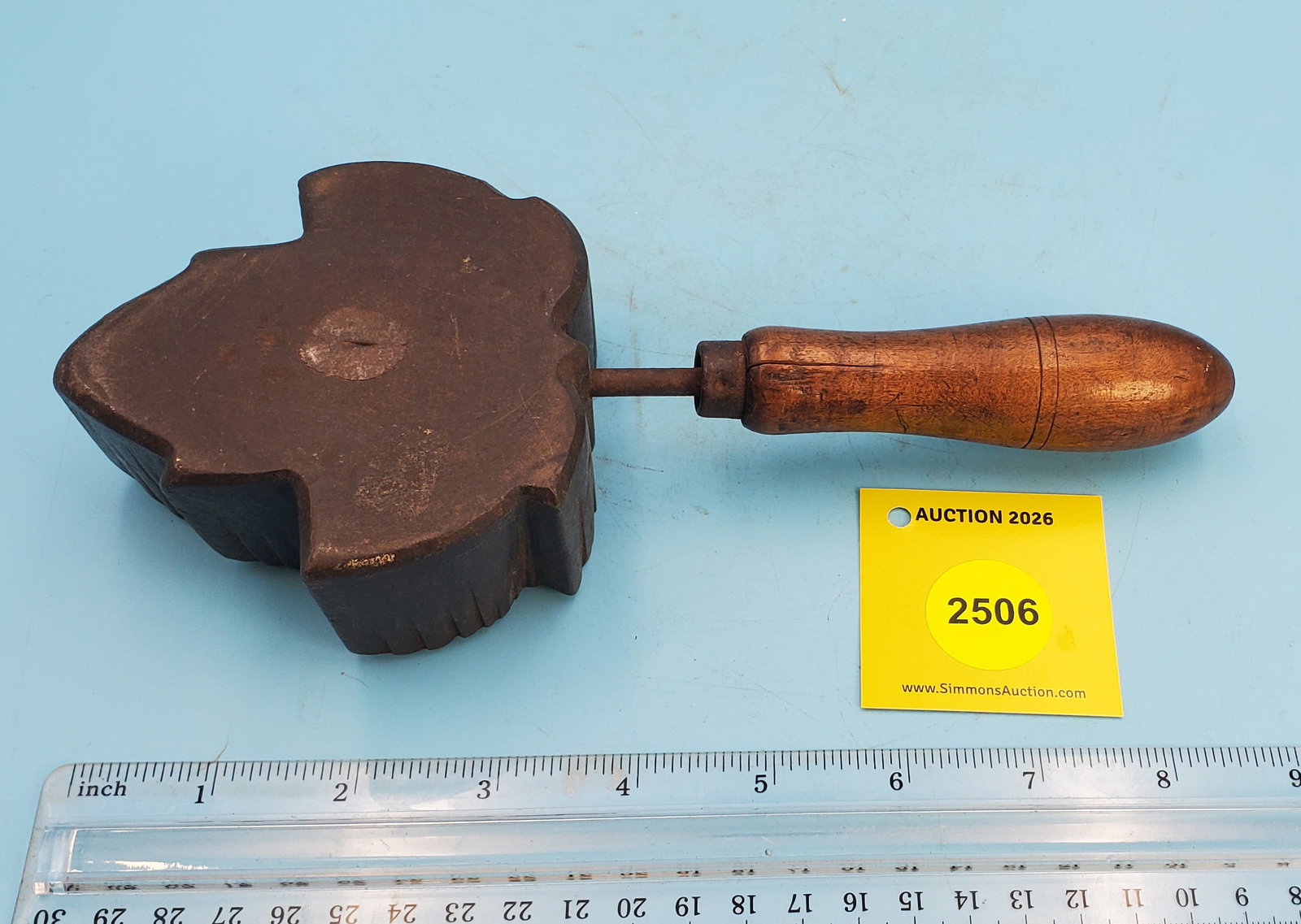 Leaf, Cast, top only, L 9" - 2