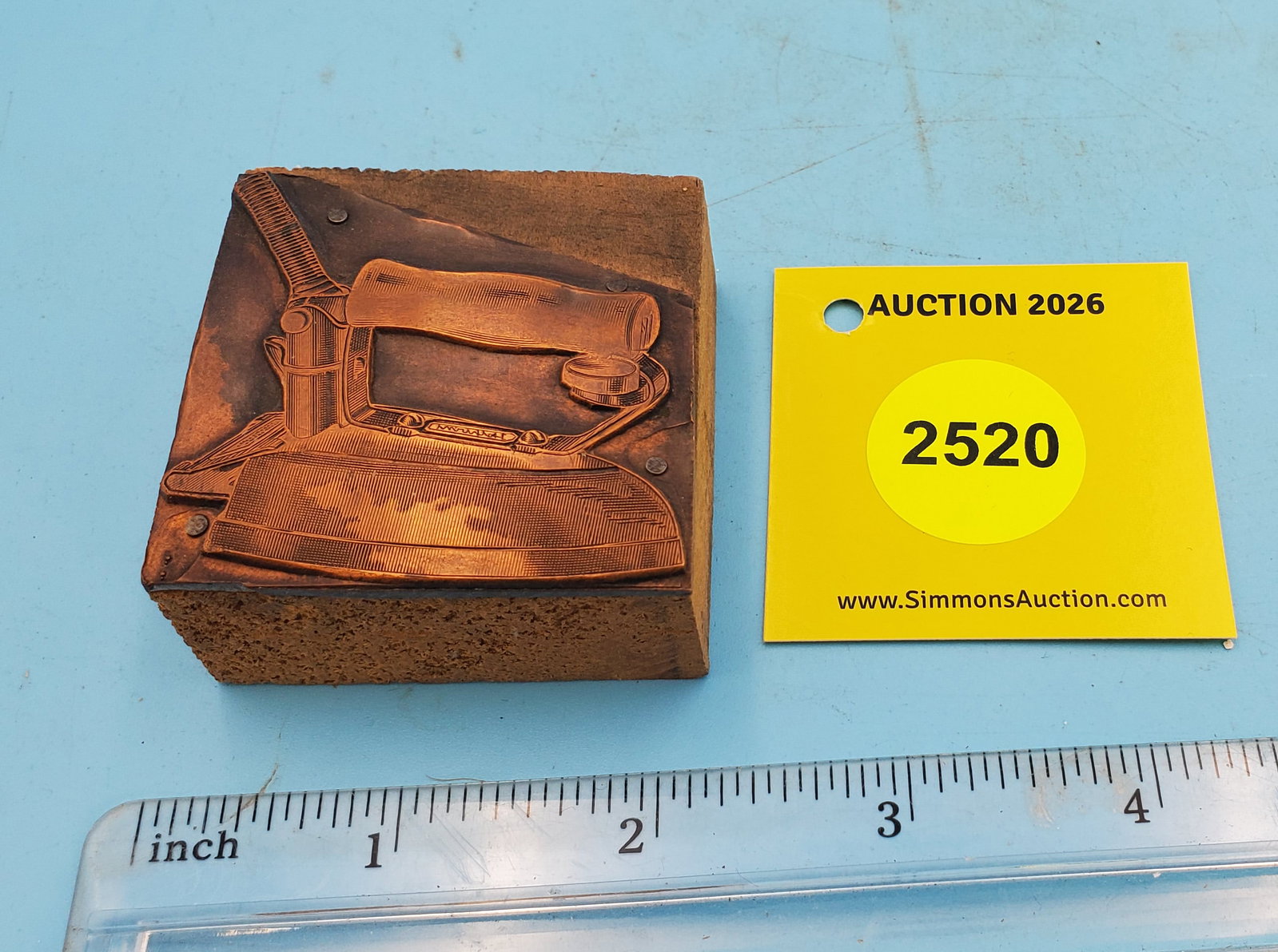 Iron Printers Block 2 1/8 x 2" (1 of 1)
