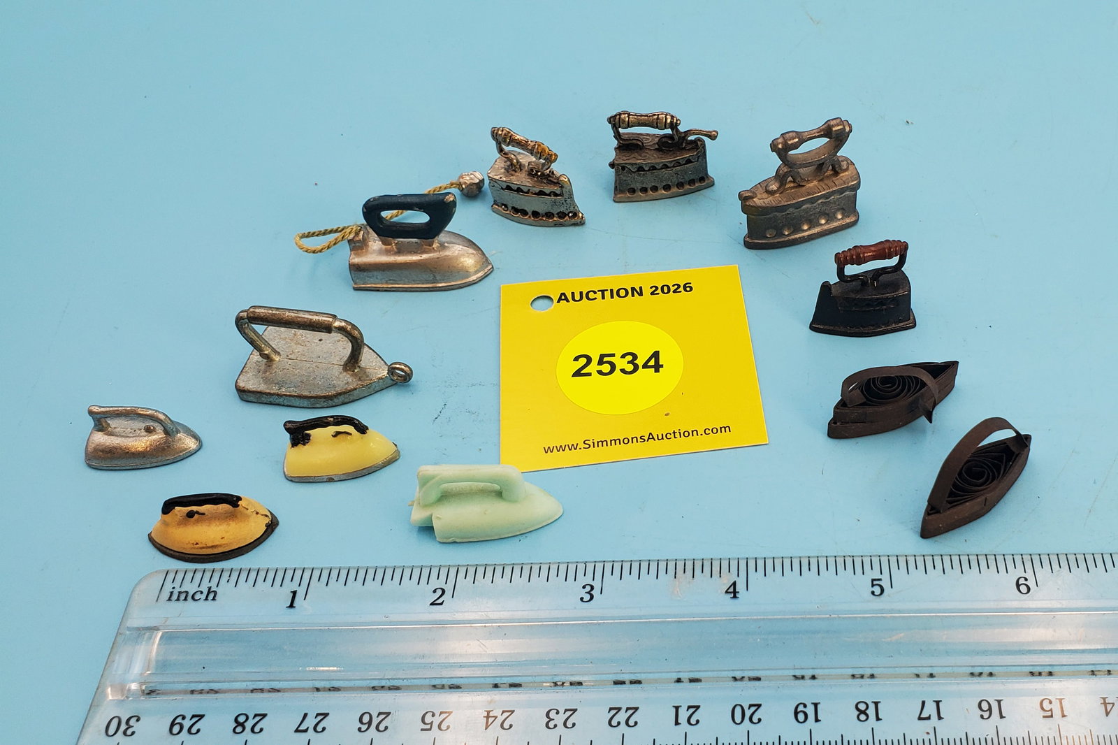 Lot of miniature iron trinket/charms: Lot of miniature iron trinket/charms