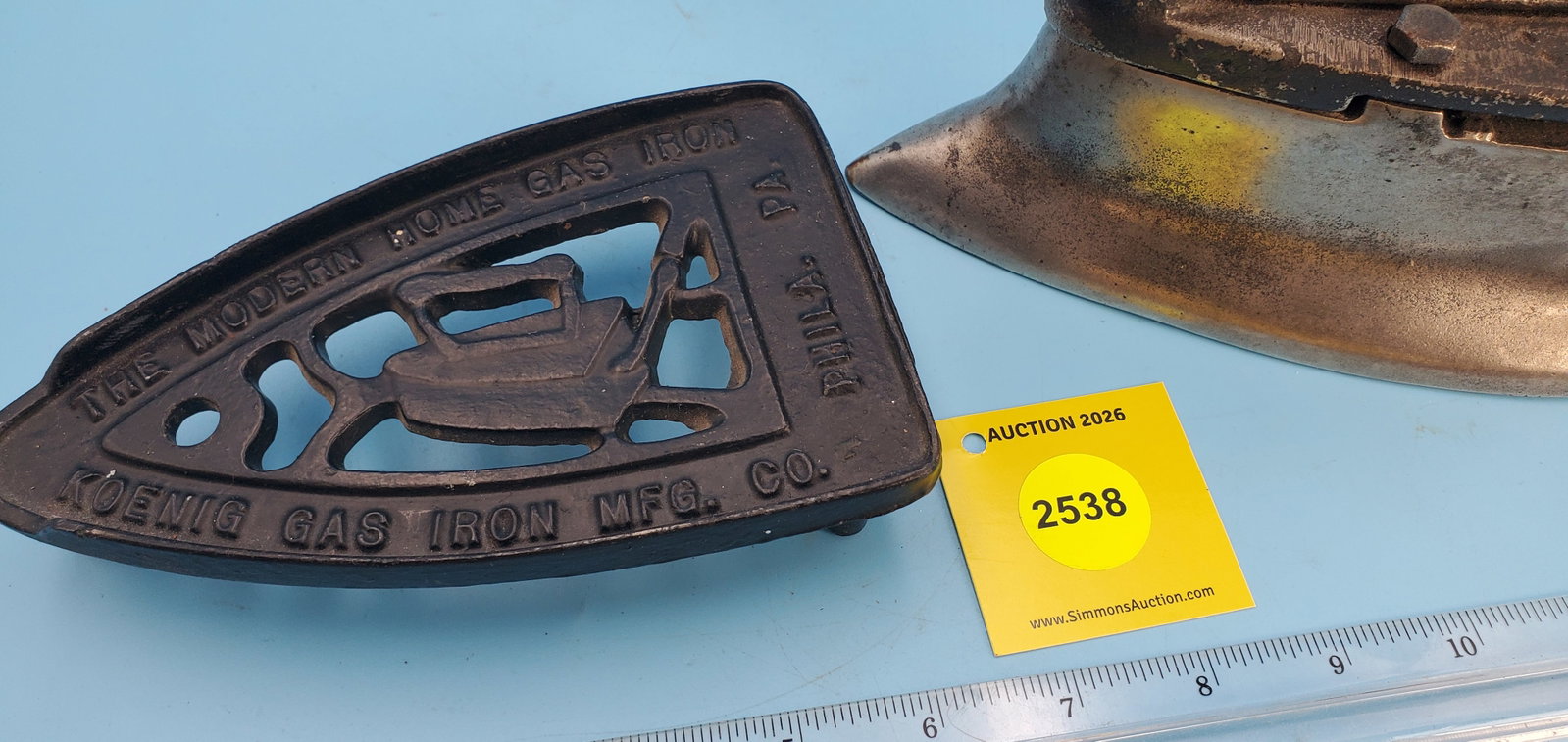 Natural Gas, Koenig, L 6 1/4" w/Koenig trivet - 3