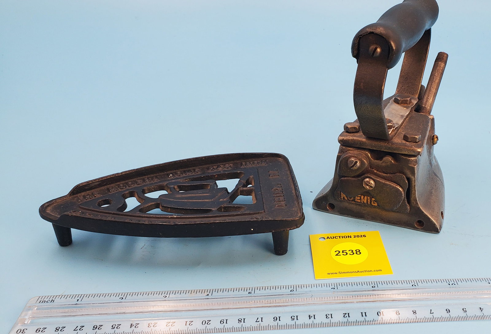 Natural Gas, Koenig, L 6 1/4" w/Koenig trivet - 4