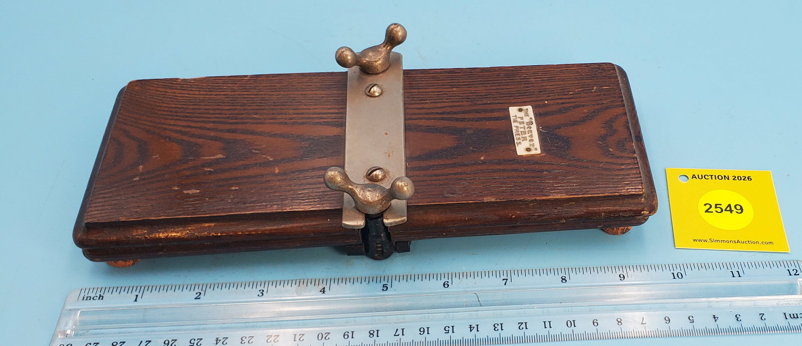 The "Beaver" Peter, Tie Press (1 of 2)