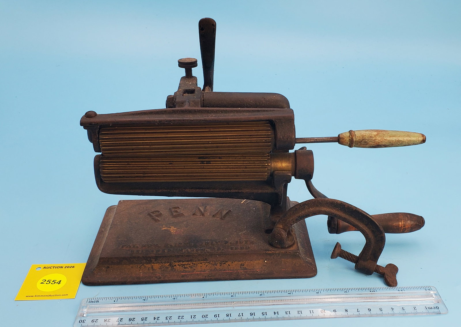 Machine, Penn, Pat Nov 2 1875, July 3 1877, Reissued March 23 1889, AM Mach Co, Phila PA, Roll 5 ...: Machine, Penn, Pat Nov 2 1875, July 3 1877, Reissued March 23 1889, AM Mach Co, Phila PA, Roll 5 3/4"