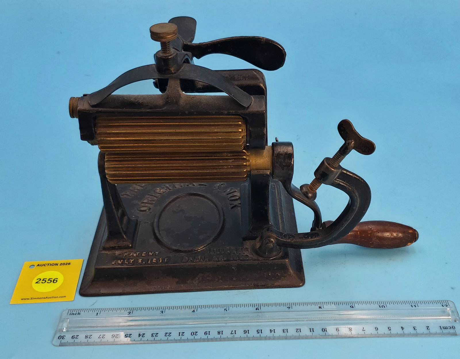 Machine, The Original Knox, Pat July 3, 1877, Reissue April 26, 1870, North Bros Mfg Co, Phila PA...: Machine, The Original Knox, Pat July 3, 1877, Reissue April 26, 1870, North Bros Mfg Co, Phila PA, Roll 4 3/8"