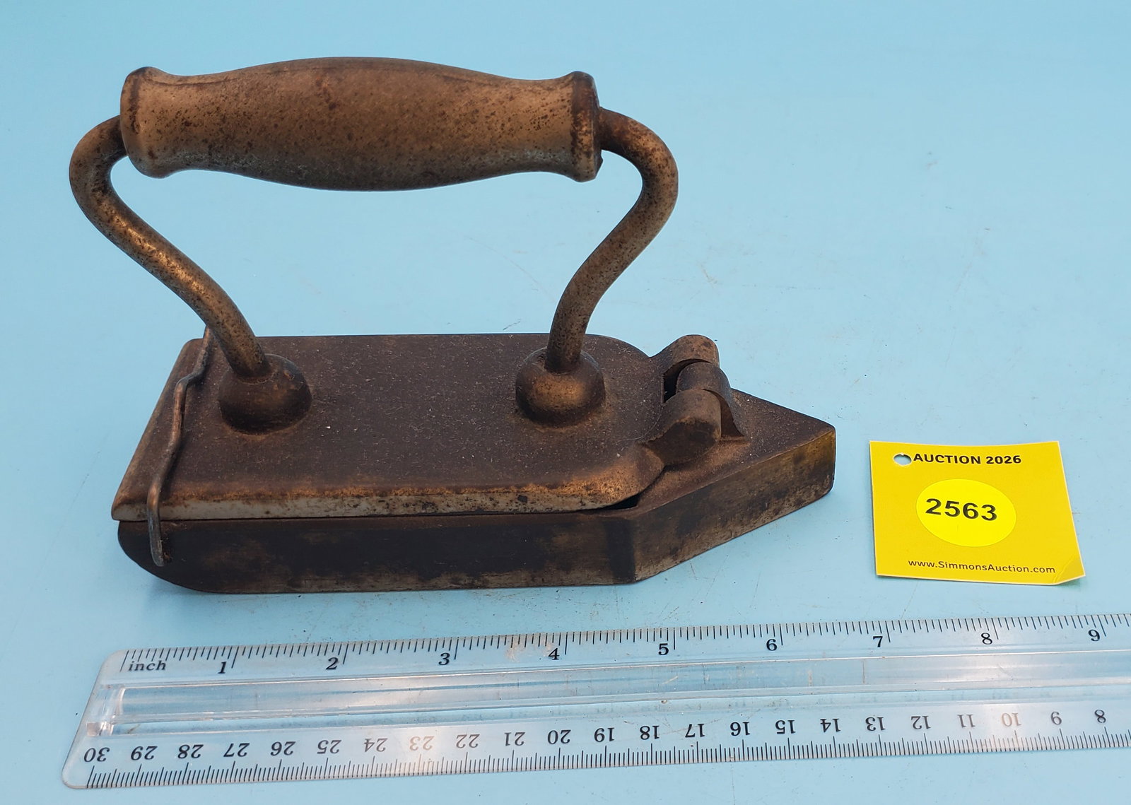 Combination, Feb 28, 1874 wire clip closure, L 7": Combination, Feb 28, 1874 wire clip closure, L 7"