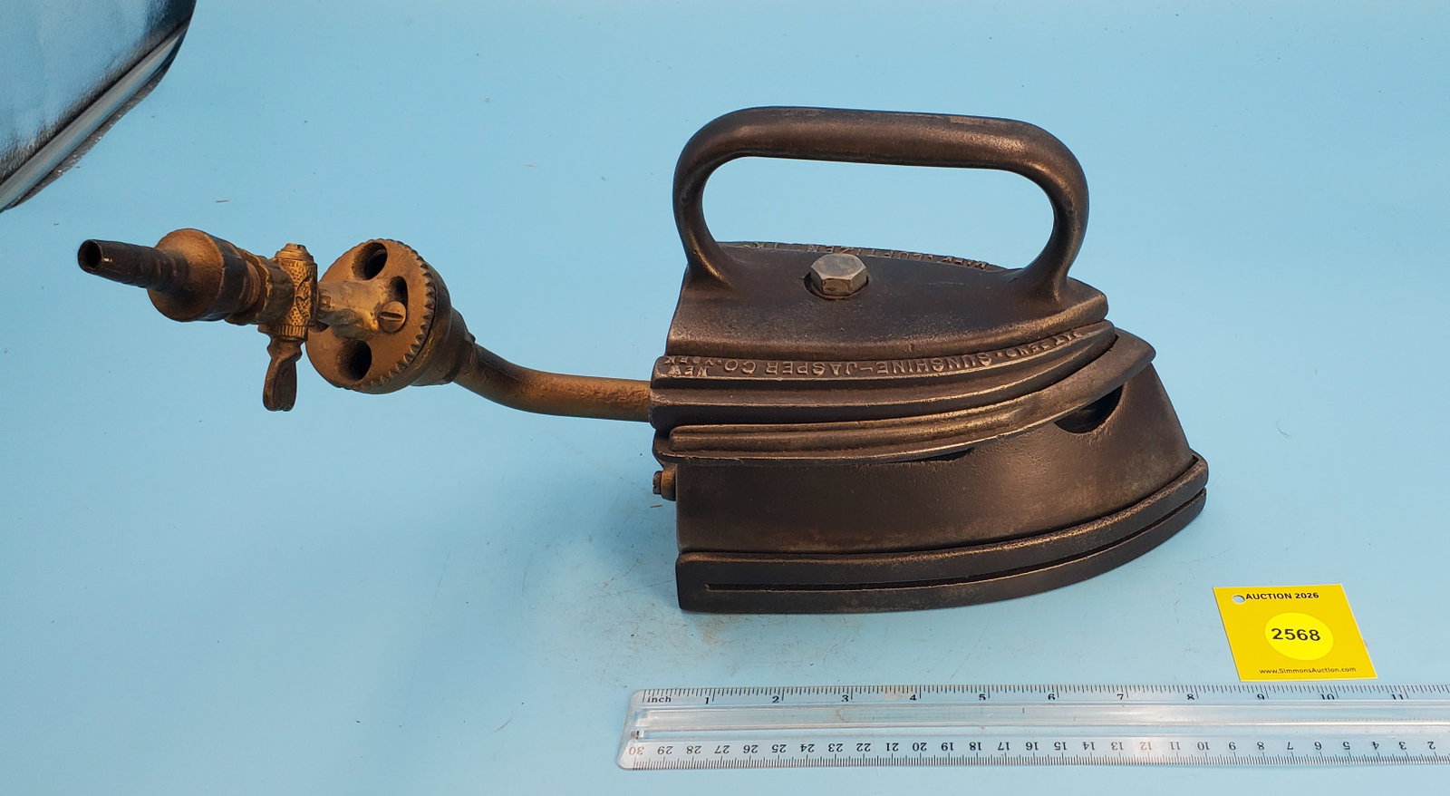 Natural Gas, Sunshine-Jasper Co. NY, Trademark Luftizen, TK-16, about 1900, L 8 1/2" - 2