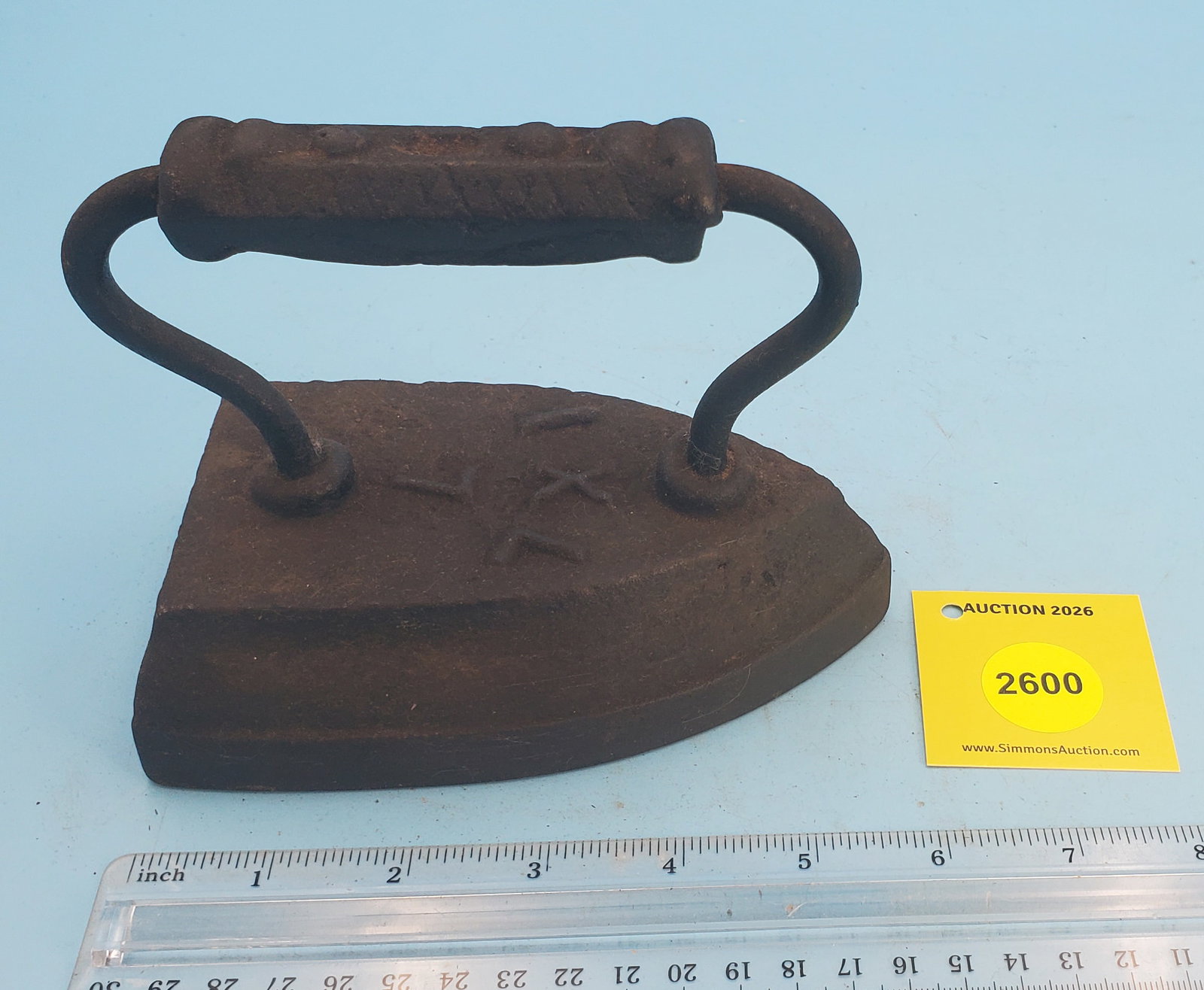 Flat iron, IXL No 7, L 6" - 2