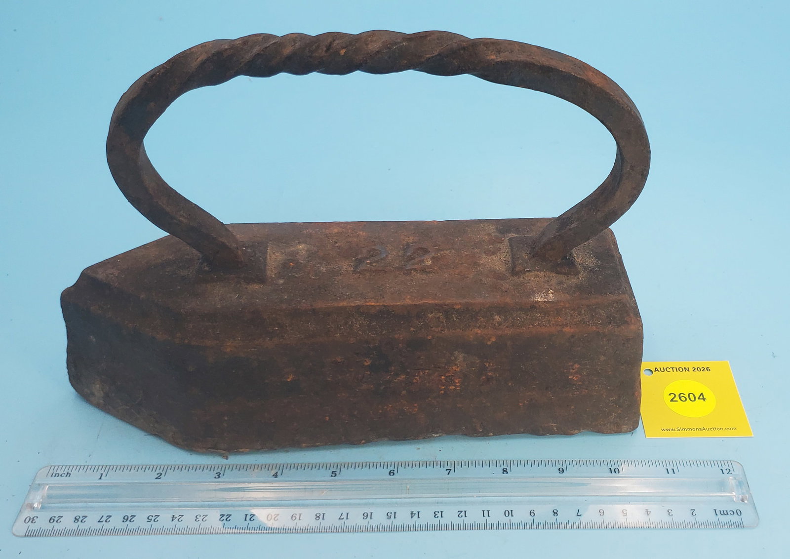 Tailor iron, No 22, L 10 1/2": Tailor iron, No 22, L 10 1/2"
