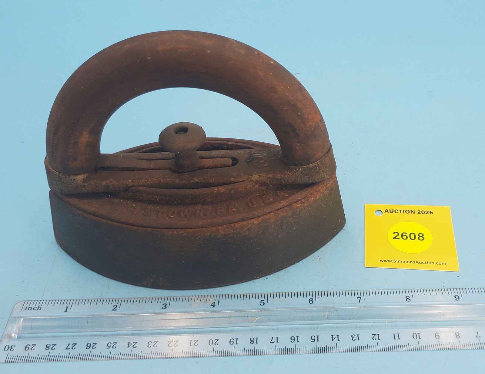 Cold Handle, Colerbrookdale Iron Co., Pottstown, PA, USA, No 2, L 6 5/8": Cold Handle, Colerbrookdale Iron Co., Pottstown, PA, USA, No 2, L 6 5/8"