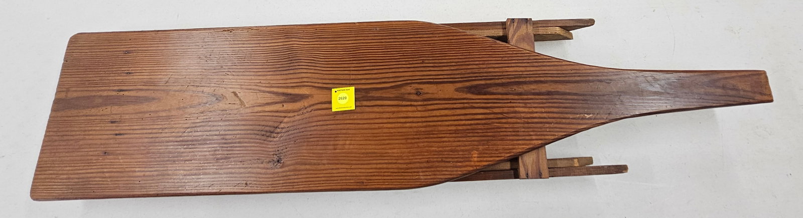 Large wooden ironing board: Large wooden ironing board