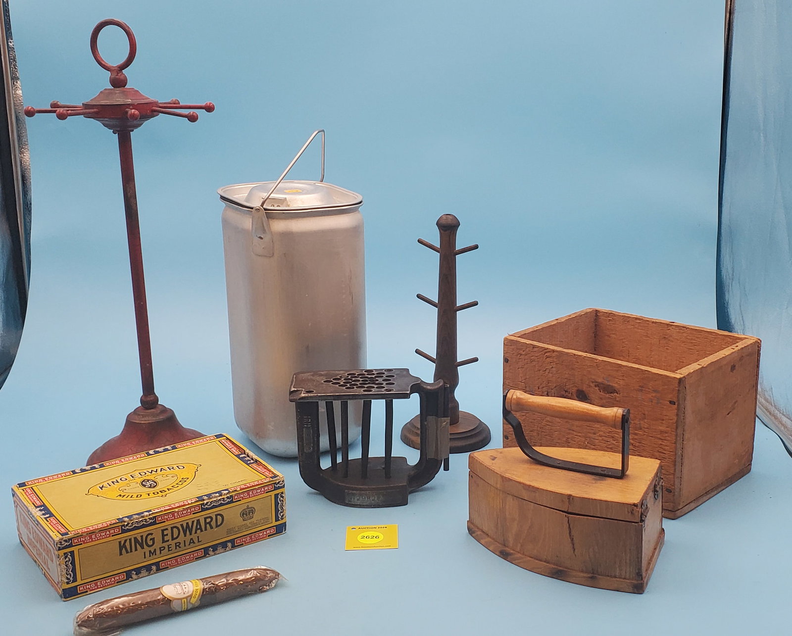 Large lot of various iron/laundry items and misc (1 of 3)