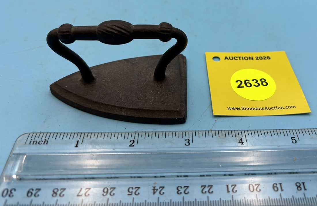 tri-bump late 1800's L2 7/8'' iron (1 of 2)