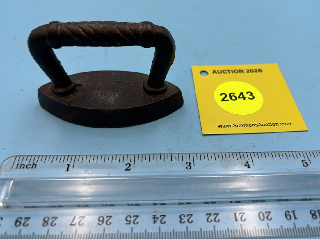 Rope handle L 2 7/8'' iron - 2