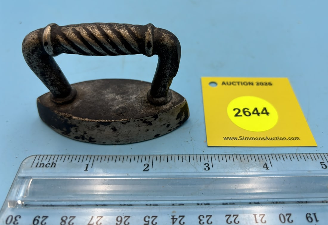 Rope handle L 2 7/8'' iron - 2