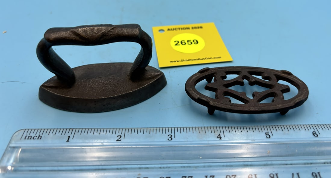 Diamond grip, L 3" w/trivet - 2