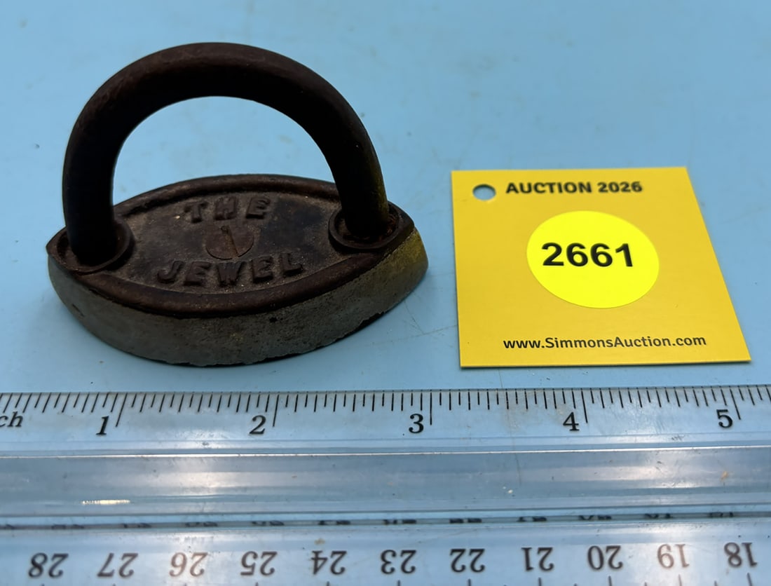 The Jewel, one end tipped up, L 2 3/4": The Jewel, one end tipped up, L 2 3/4"