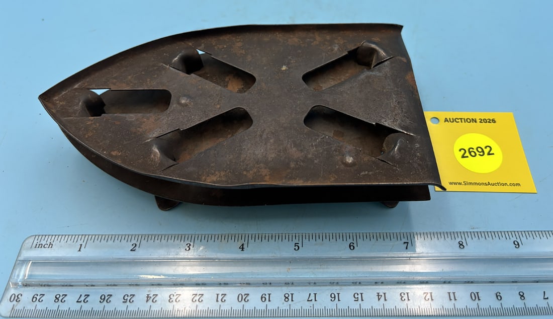 Light weight double layer trivet, pierced top w/ five legs: Light weight double layer trivet, pierced top w/ five legs