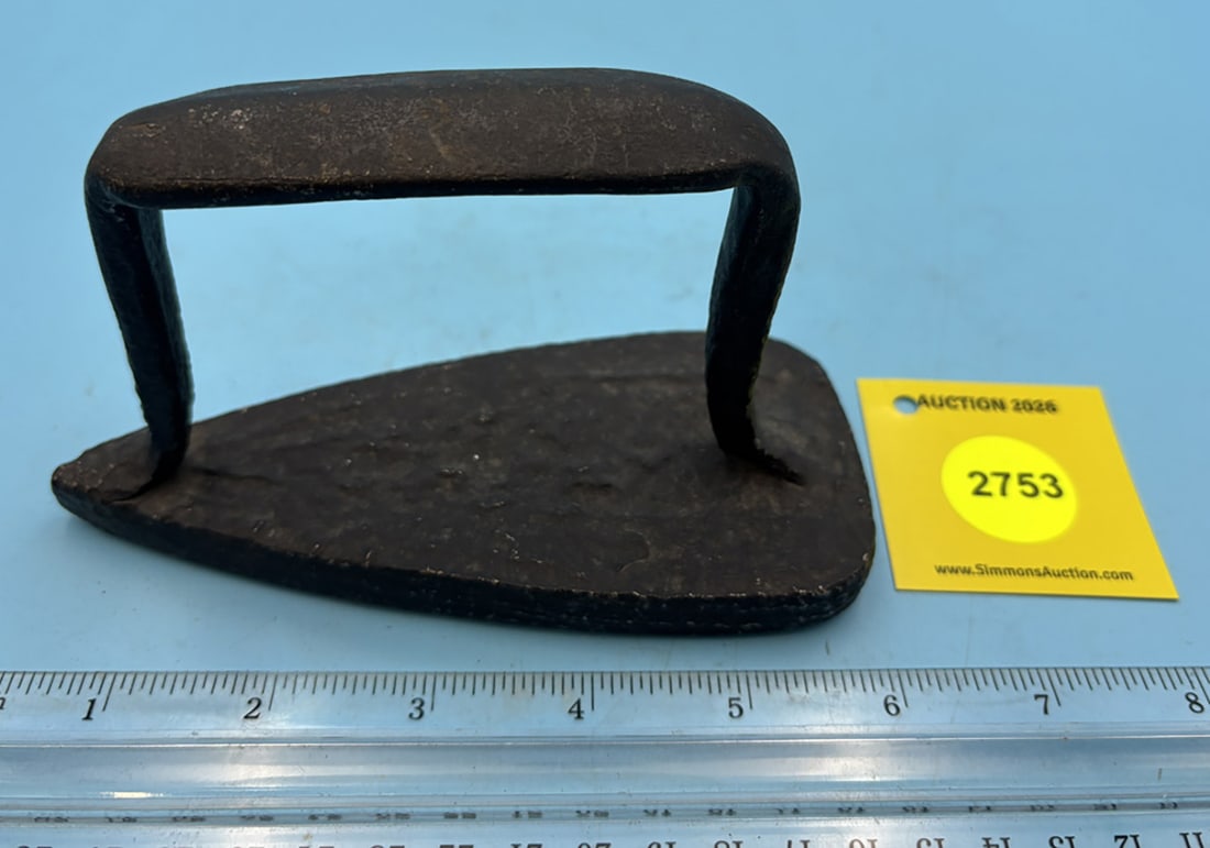 Blacksmith forged flat iron (1 of 2)