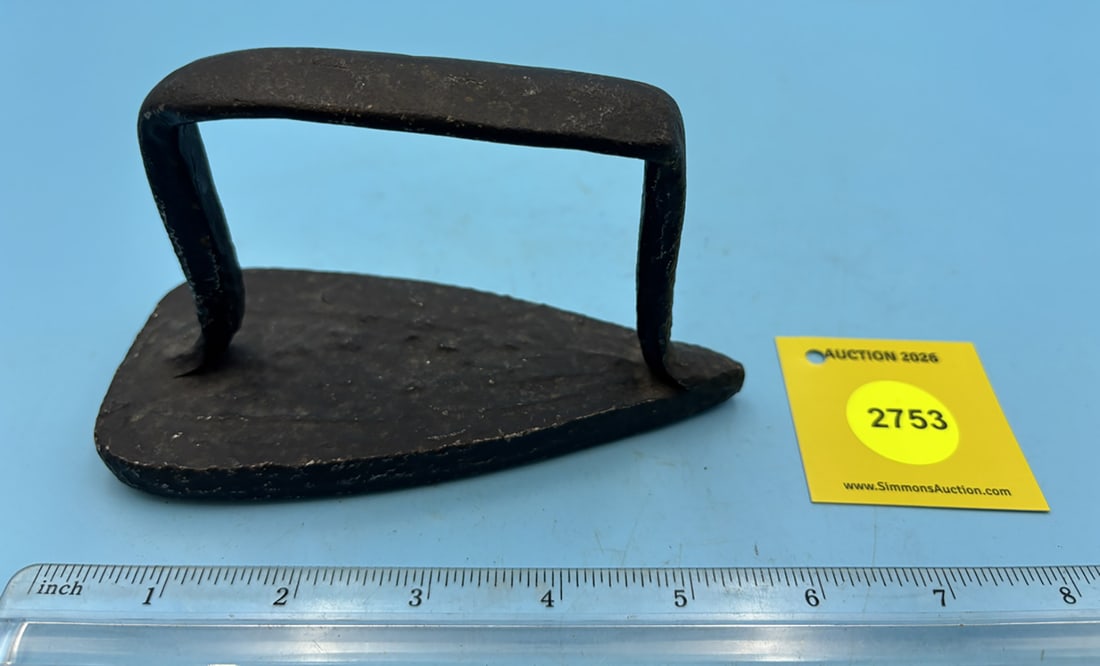 Blacksmith forged flat iron - 2
