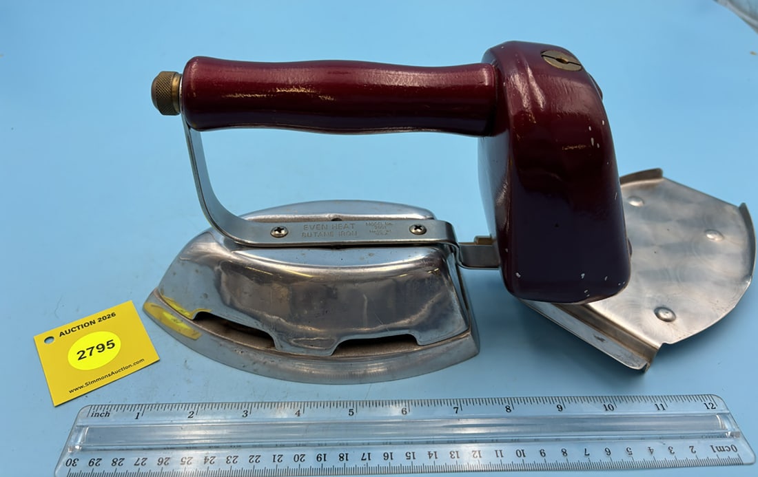Even Heat butane iron, Fredaricks, OH, w/trivet (1 of 3)