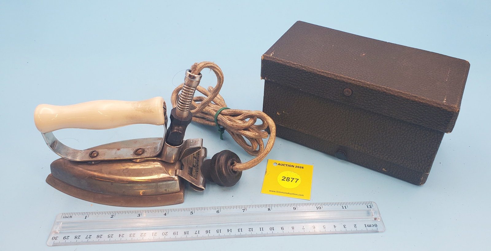Hotpoint iron, Edison Electric Appliance Co, original box - 2