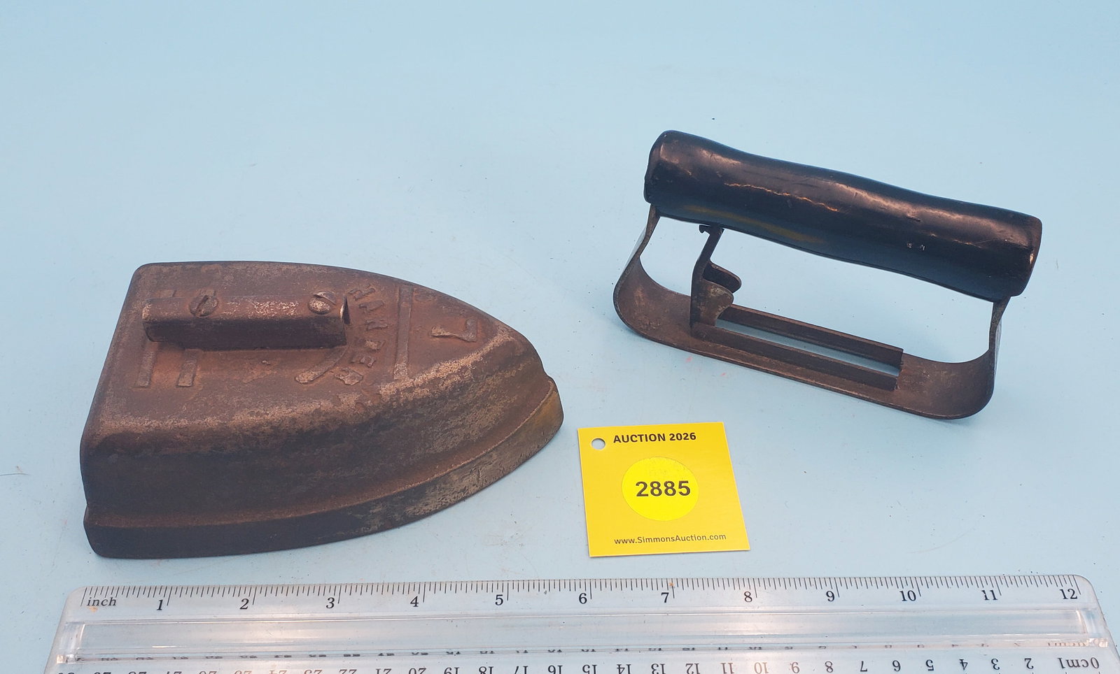 Harper #7 iron, slide mechanism to attach handle - 2