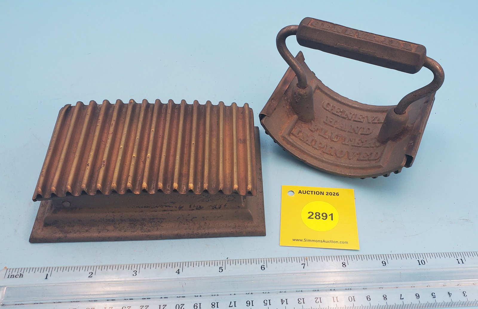 Geneva Hand fluter improved, WM H. Howell Co, Geneva, IL. PAT AUG 21.1866 - 3