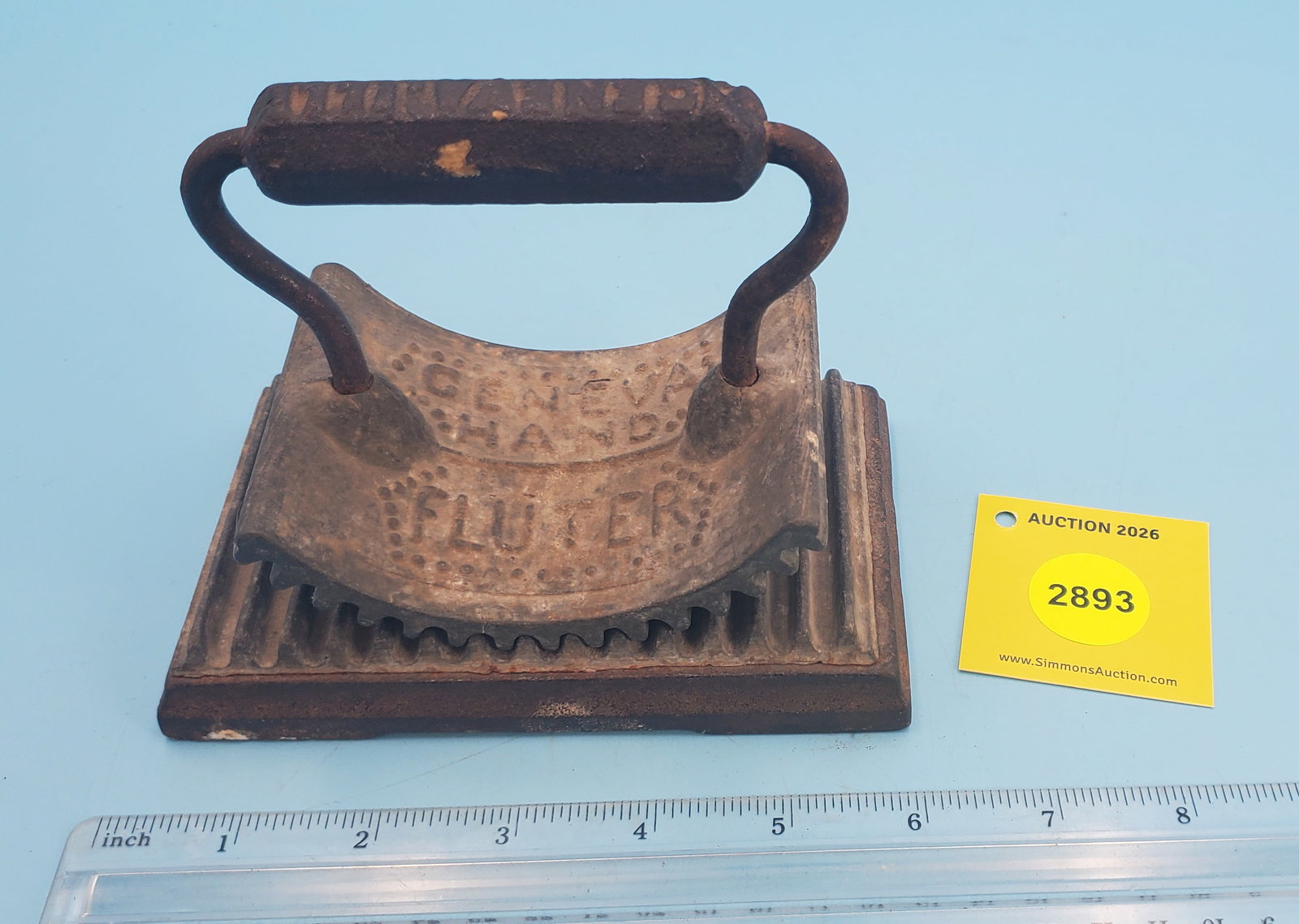 Geneva Hand Fluter , WM H. Howell Co. Geneva IL. PAT 1866 (1 of 3)