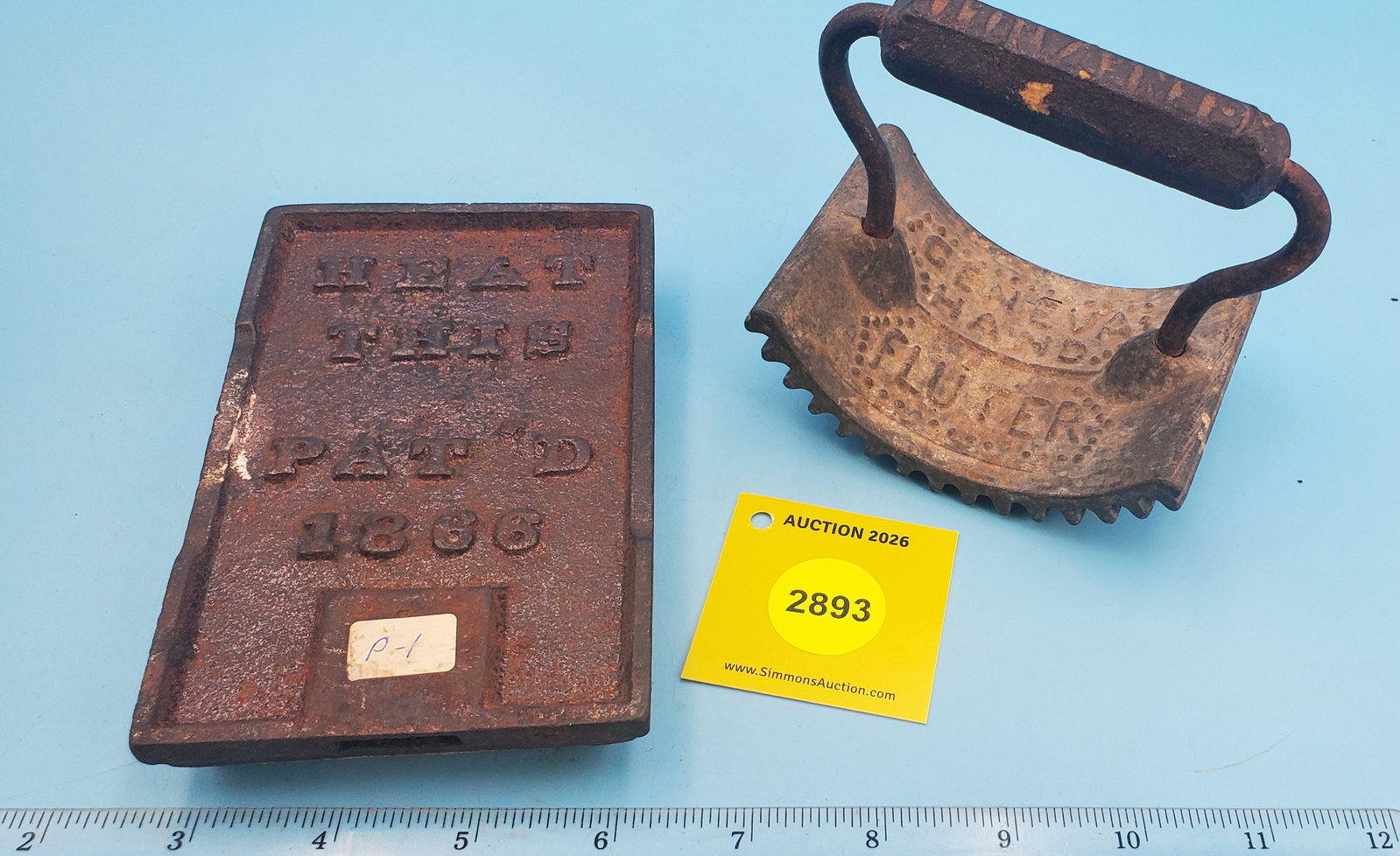 Geneva Hand Fluter , WM H. Howell Co. Geneva IL. PAT 1866 - 2